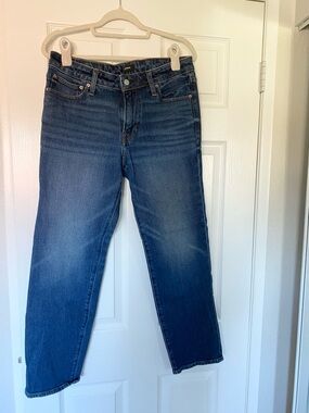 Express Slim Straight Dark Wash Jeans - Blue Sz 32x30